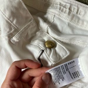 American Eagle White Skinny Jeans Size 2 regular